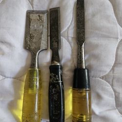 3 Pc Vintage Chisels