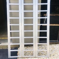 Haul-Master Trifold Aluminum Loading Ramp 1500lbs Capacity For Dirt Bikes , ATVs for Truck Beds 