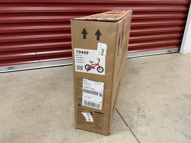 Huffy Moto X 16 Inch Kid’s Bike with Training Wheels