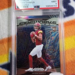 2024 Prizm Fireworks Jayden Daniels 