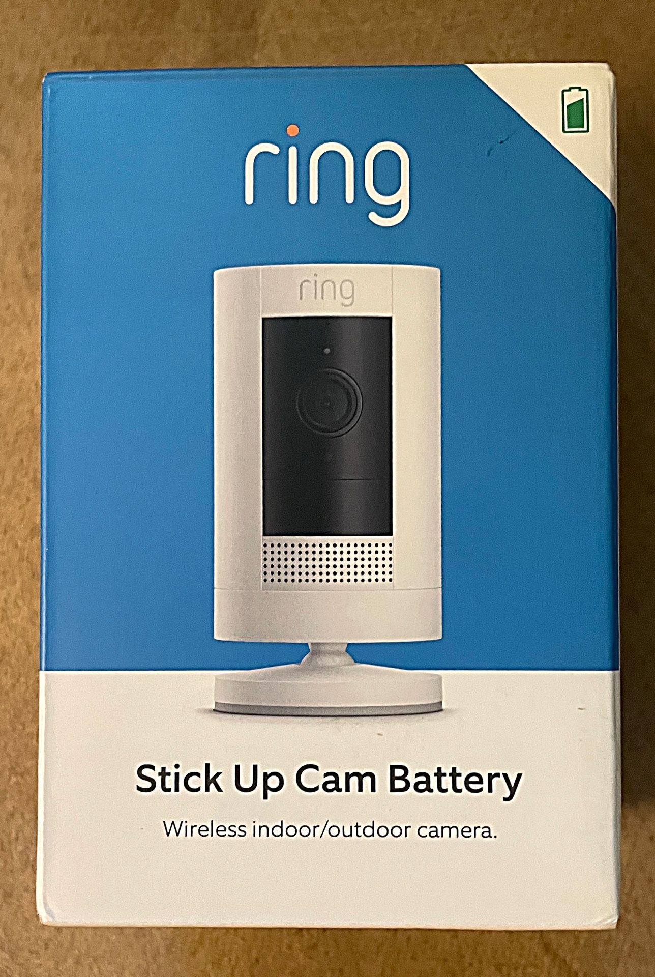 RING/ STICK UP CAMERA & BATTERY