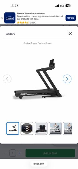 NordicTrack treadmill