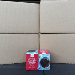 French Vanilla Light Roast Coffee Single Serve Pods Market Pantry 288 Pods New!!  Keep your coffee game sweet and strong no matter what your day has i