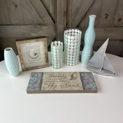 7 Piece Decor Set - Ocean Inspired 