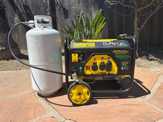 Champion Dual Fuel Portable Generator 4375W