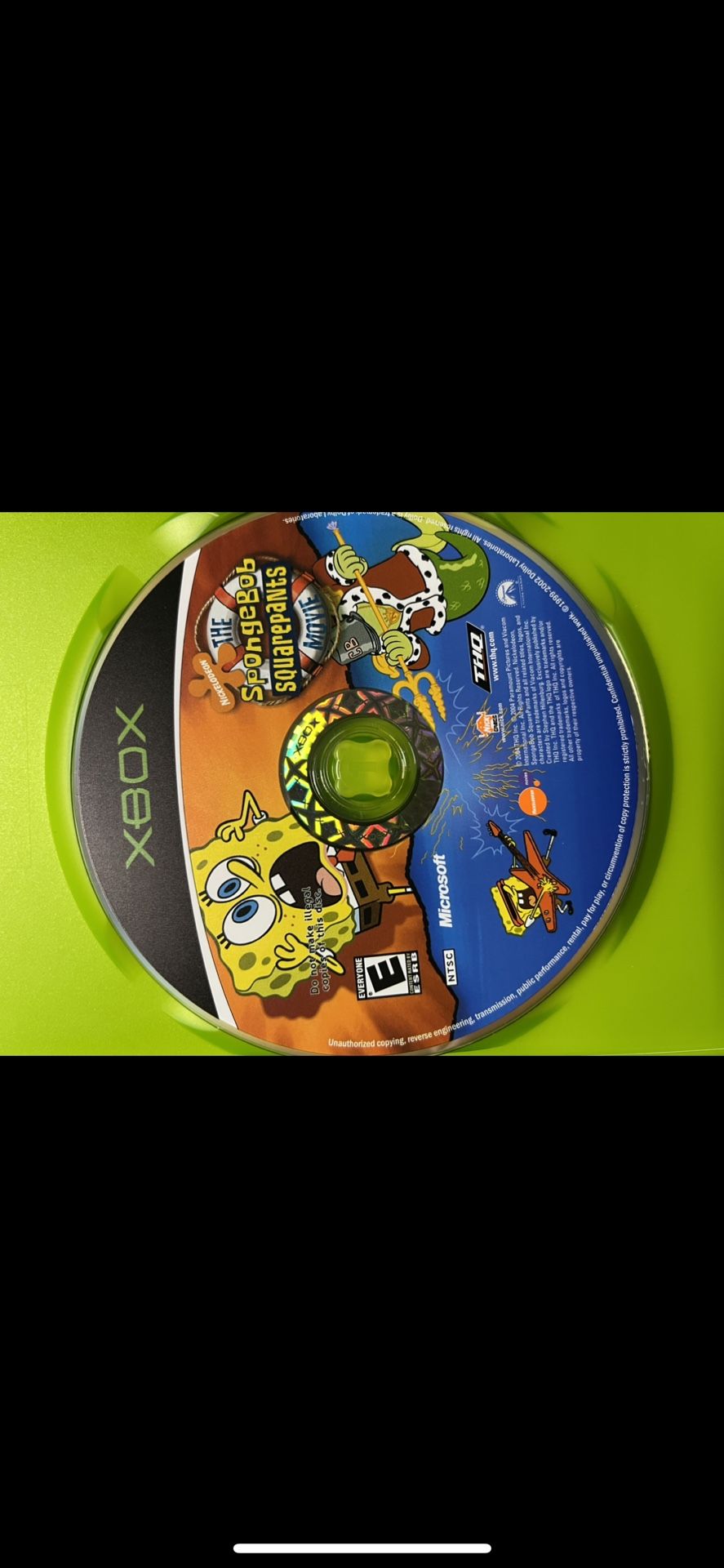 SpongeBob SquarePants The Movie for Xbox Original video game vintage