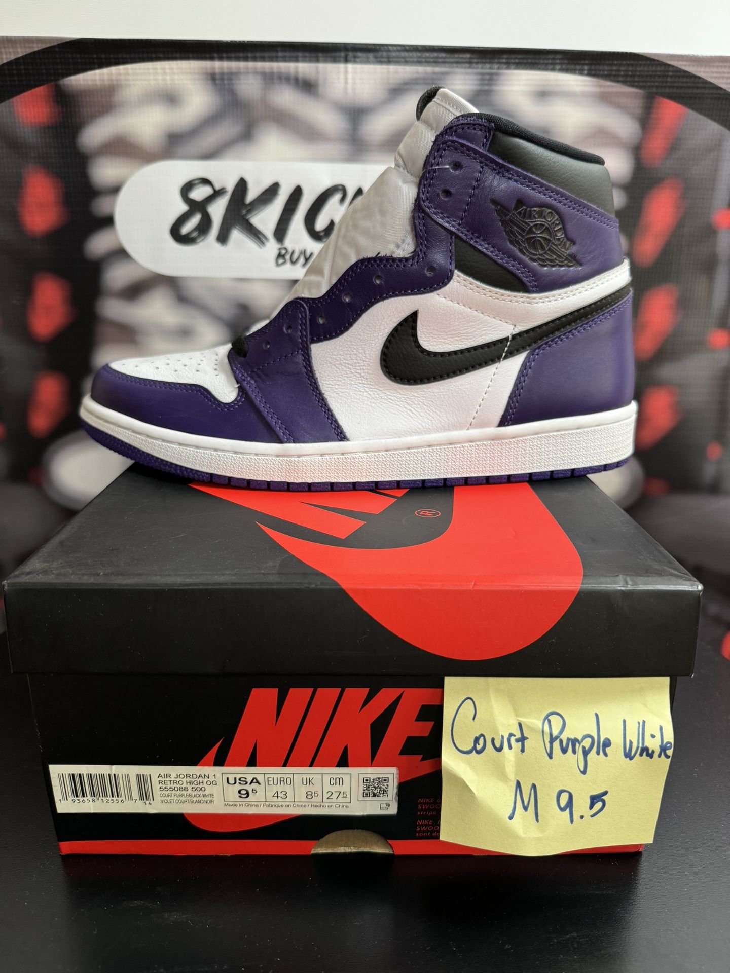 Jordan 1 Retro High “Court Purple”