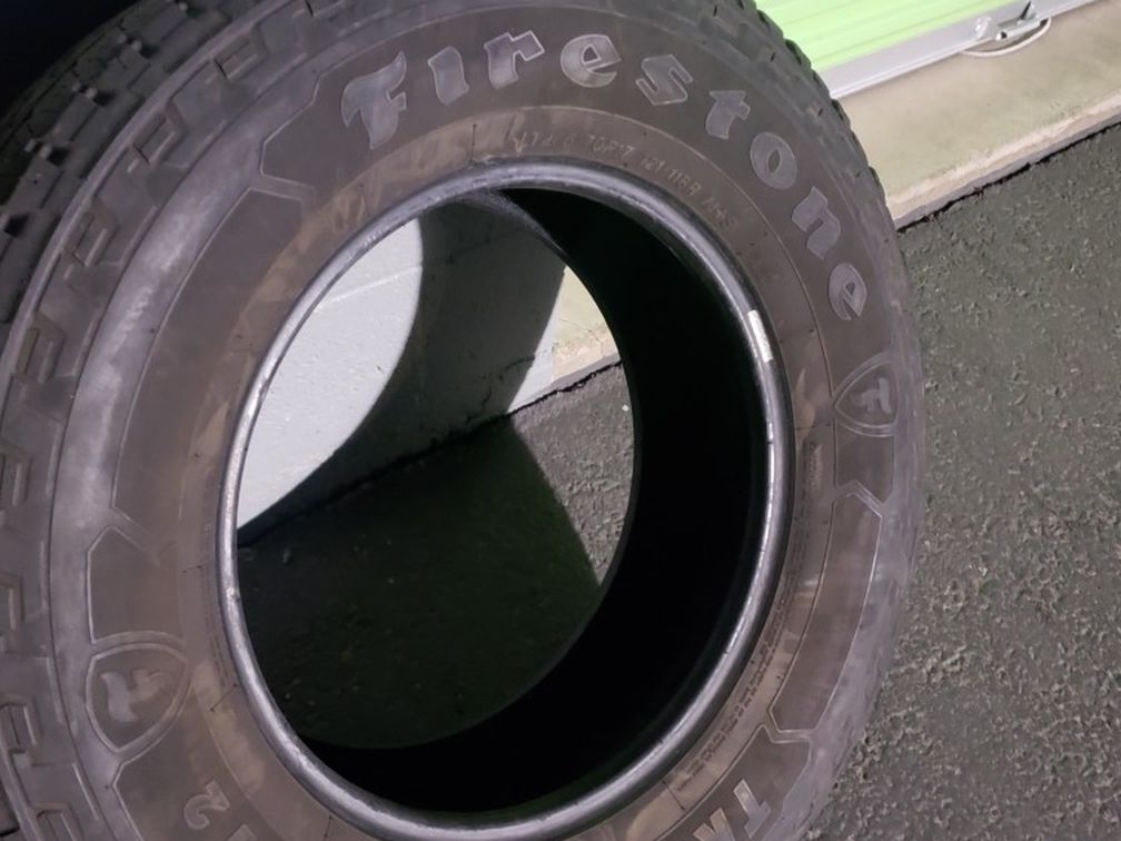 Used Lt265/70/17 Firestone Trnasforce At2