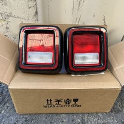 Taillights - Pair Set - Fits 2018- 2023  Jeep Wrangler 