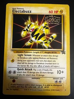 Pokemon - Electabuzz - No. 2 - Movie Promo -Holo