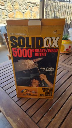 Vintage Welding Outfit w/ Box Manual Pellets