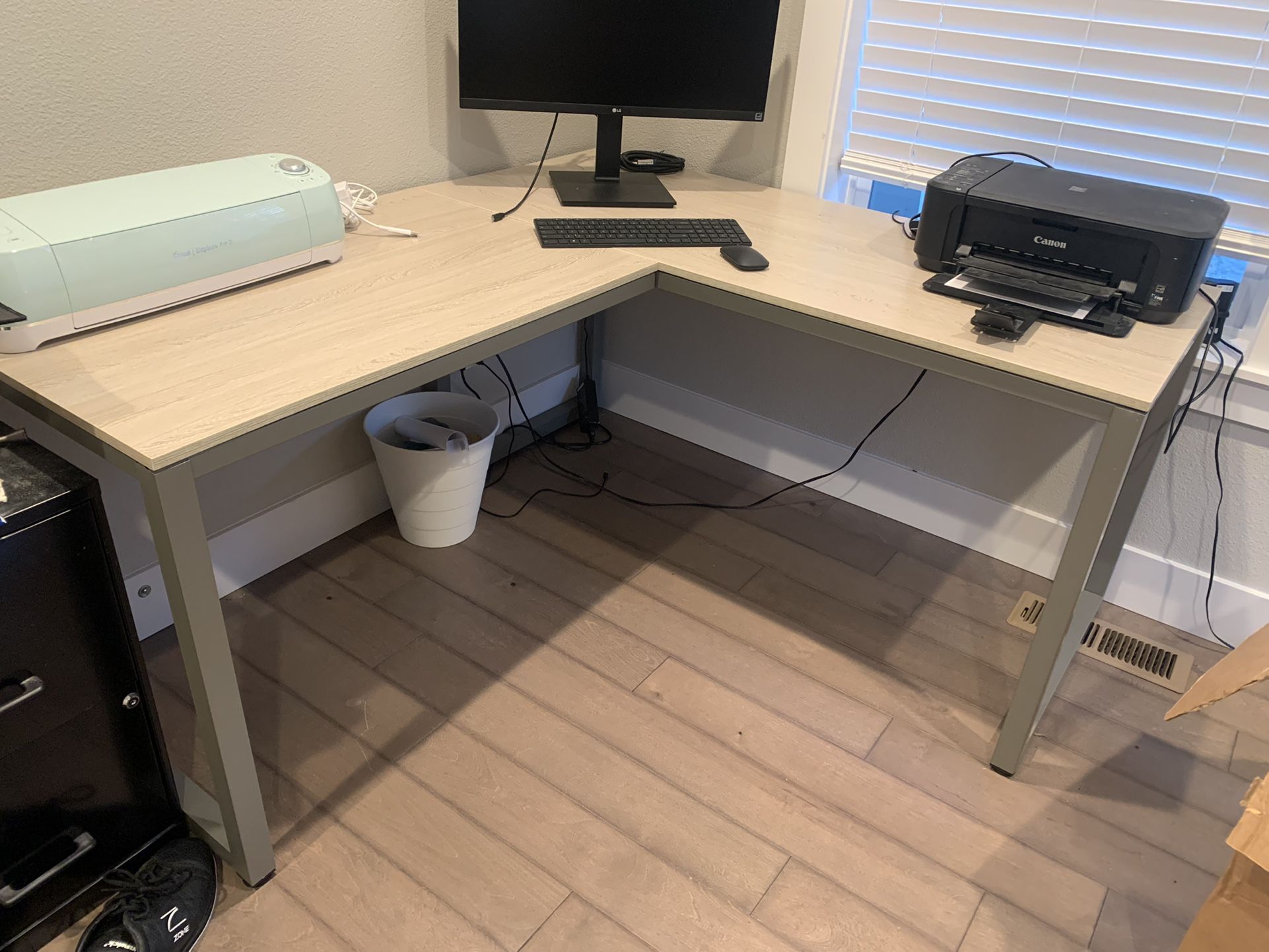 Large L-Shaped Desk - Brand New 