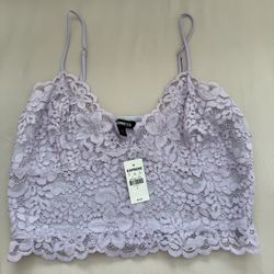 Purple Lace Top