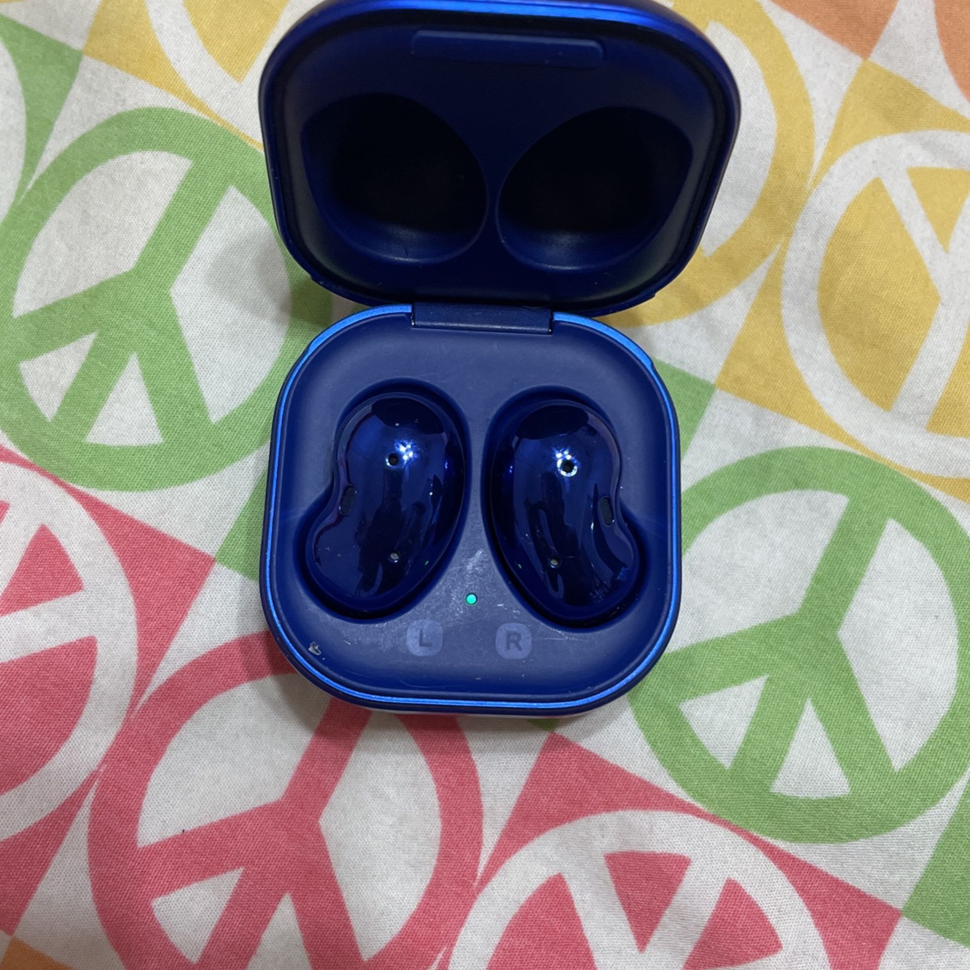 Samsung- Galaxy Buds Live True Wireless Earbud Headphones - Blue