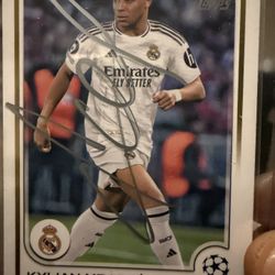 Signed Mbappe Card !!!   I’ll Trade Also For Pokemon 