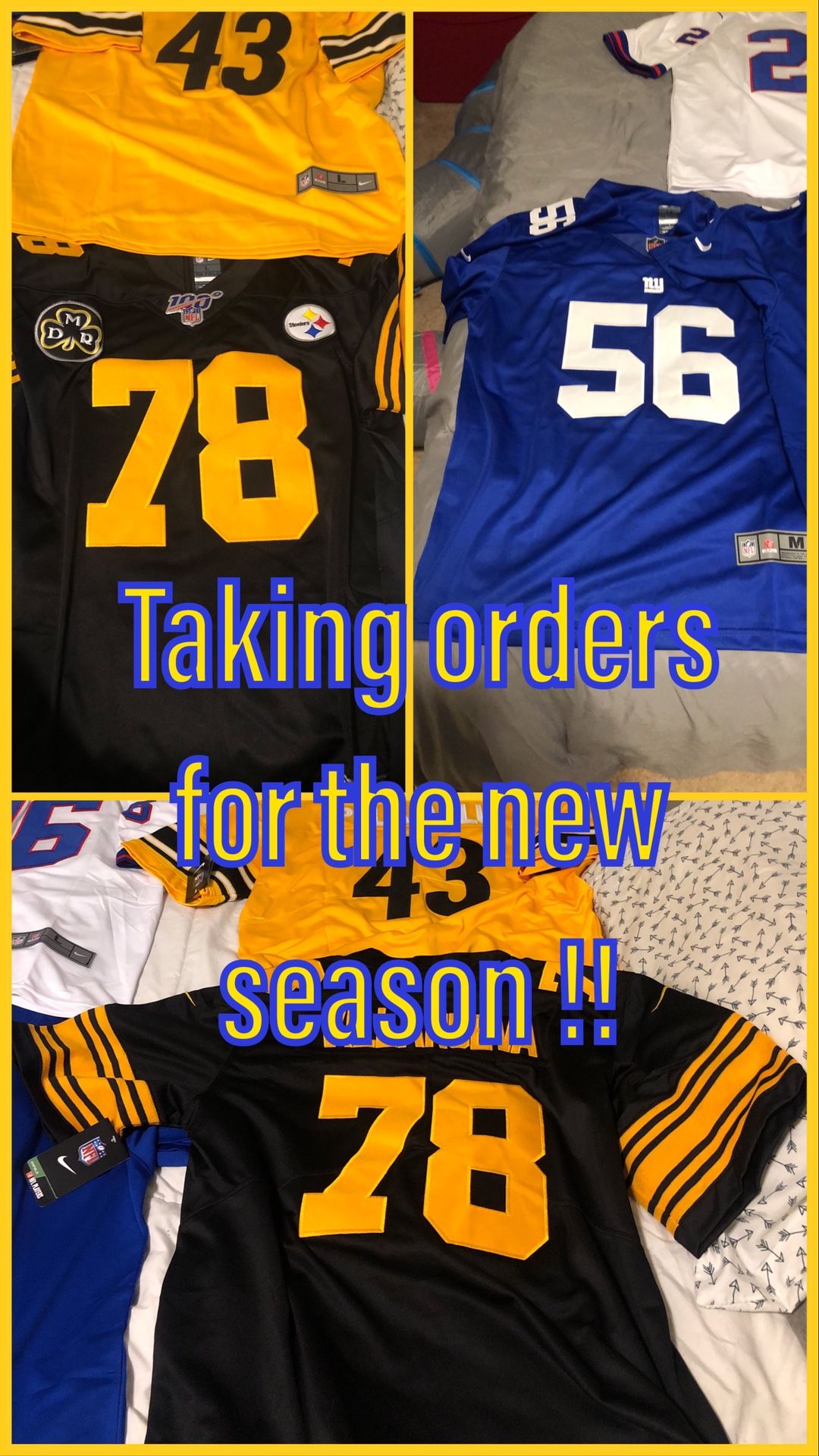 Football Is Back !   Giants Steelers Eagles Penn State 