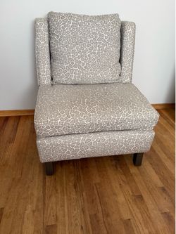 Leopard pattern chair