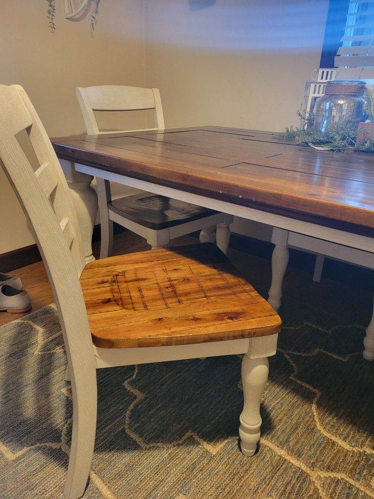 Farmhouse Dining Room Table 