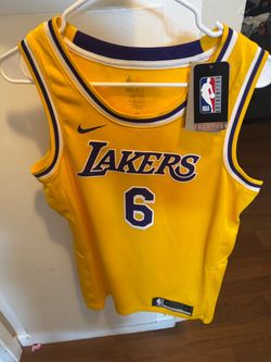 Nike NBA Lakers #6 Jersey with Tags