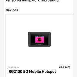 jextream rg2100 5g mobile hotspot