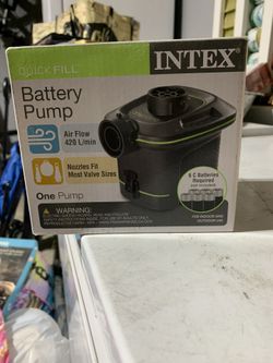 Battery Pump Never Used