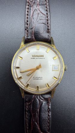 Wakmann Super-Automatic 17 Jewels Vintage Watch