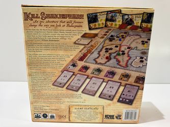 Kill Shakespeare Board Game IDW Games Strategy Adventure Complete Set