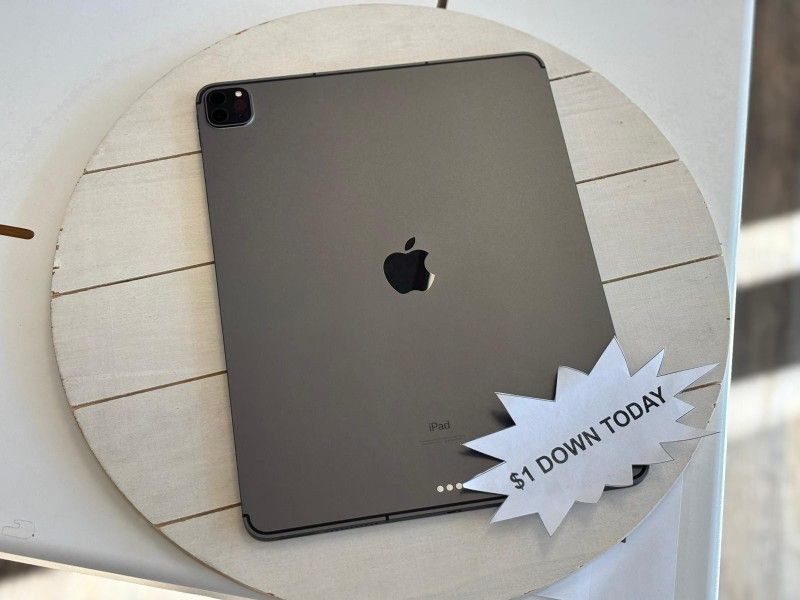 Apple IPad Pro 12.9 4th Gen Tablet- Pay $1 DOWN AVAILABLE - NO CREDIT NEEDED