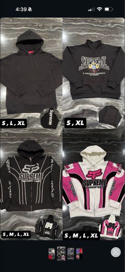 Supreme x Fox Racing Hoodies and Sweatshirts