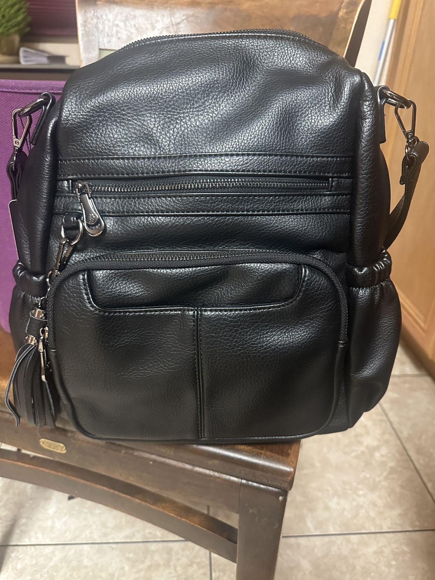 Angel Kiss Women's PU Leather Backpacks 