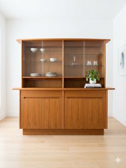 Danish Teak Buffet with Hutch. Excellent Condition!