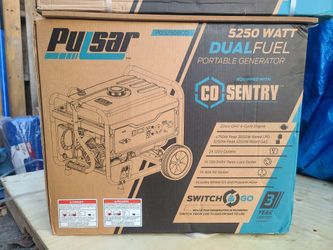 Pulsar
5250  Watt Dual-Fuel Gas & Propane with Recoil Start Portable Home Power Generator, CO Shutoff