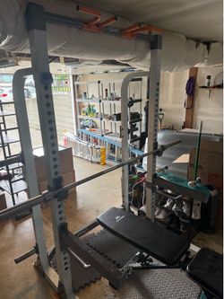 Squat Rack W Bench