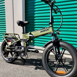 48V/750/1000Watt Electric Folding E-Bike, 28mph, 13ah Battery, Full Suspension