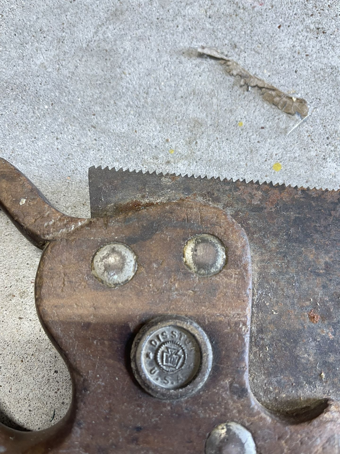 Antique Disston Hand Saw