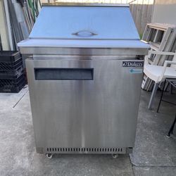 Top Sandwich Prep Table Fridge Stainless Steal Commercial 