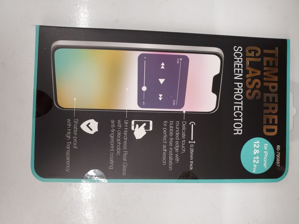 iPhone 12/ 12 Pro Tempered Glass Screen Protector