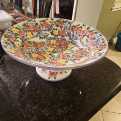 Big Flowers Fruit Bowl