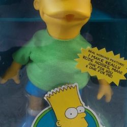 Rare! Vintage 1990 The Simpsons Really Rude Bart 12'' Doll Mattel Brand New In Box