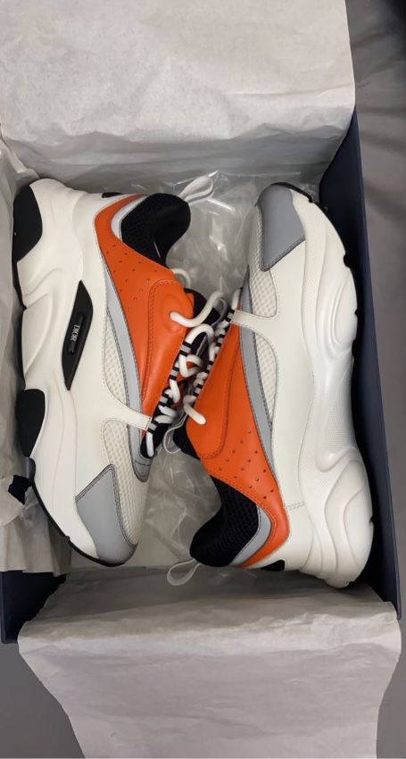 Dior B22 Orange New Sneakers