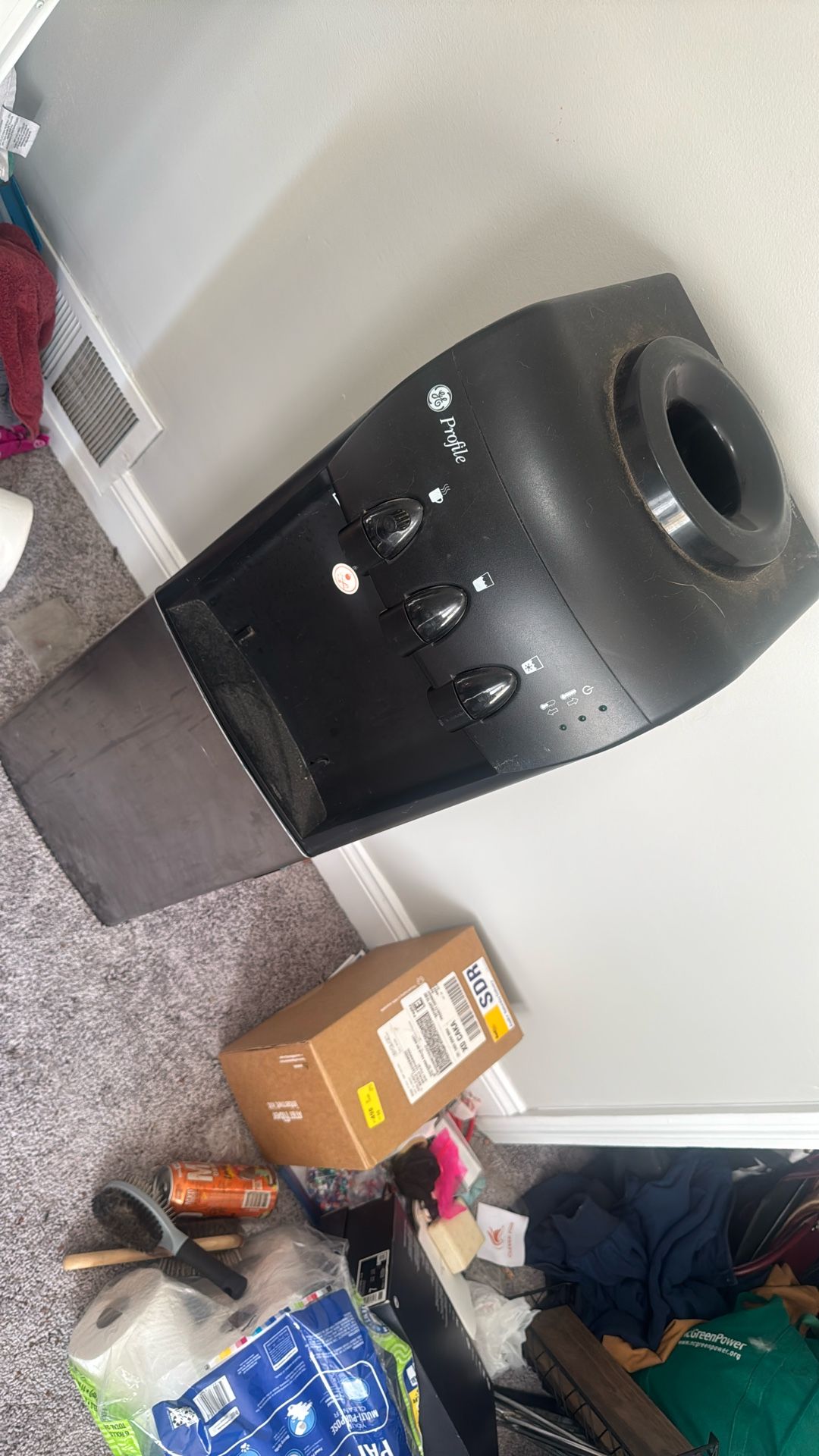 Water Dispenser + Mini Fridge