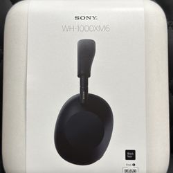 Sony WH-1000XM6 Headphones (Black)