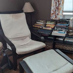 Arm Chair With Ottoman 