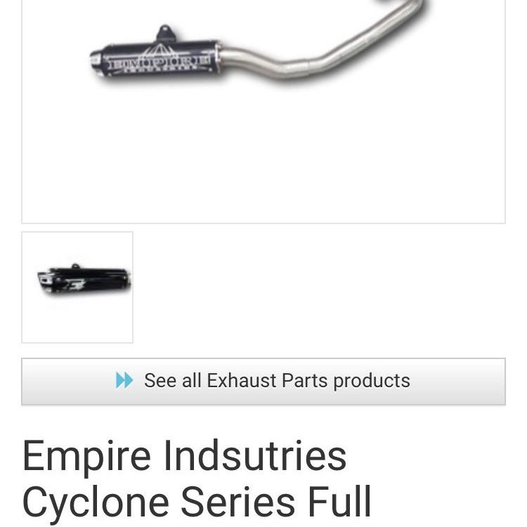 Suzuki Ltz 400 Empire Exhaust Full System