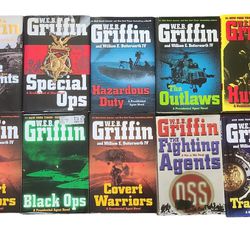 Military Fiction Book Lot - W.E.B. Griffin Books - 14 Books