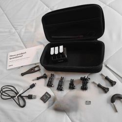 Gopro accessories With Three Batteries And Charger 