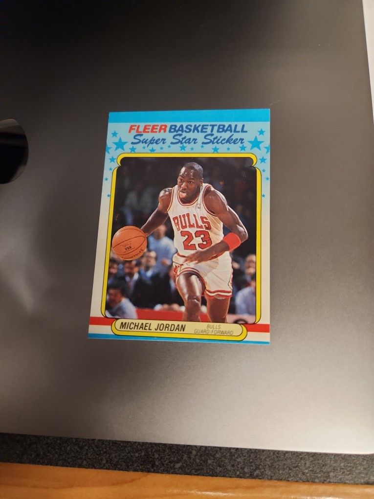 Michael Jordan 1988-89 Fleer Sticker Chicago Bulls