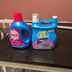 New Laundry Detergent And Softener 