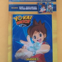FREE Sealed Yo-Kai Watch Season 1 DVD With Comic