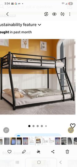 Bunk bed Full on bottom Twin on top